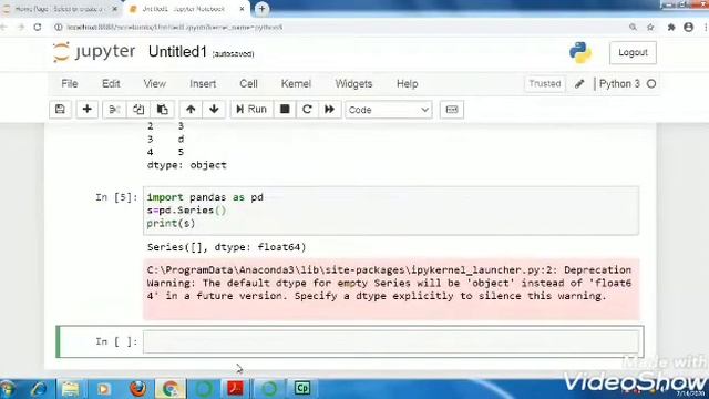 Series in Python pandas-II смотреть онлайн