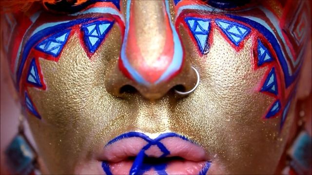 African Mask Makeup - AnaArthur81's 30k Contest смотреть онлайн