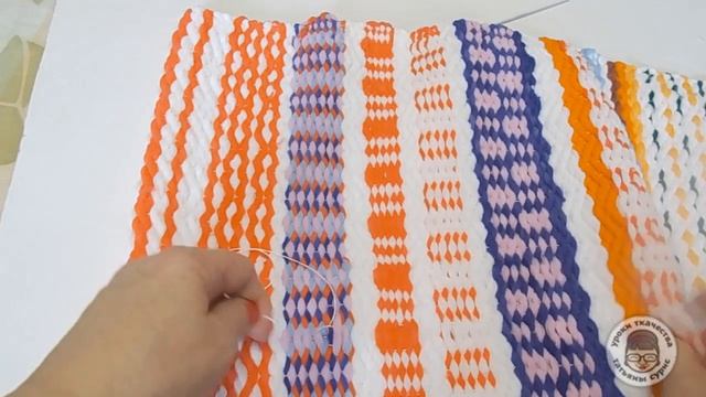 Устранение дефектов на сложных узорах тканого полотна смотреть онлайн