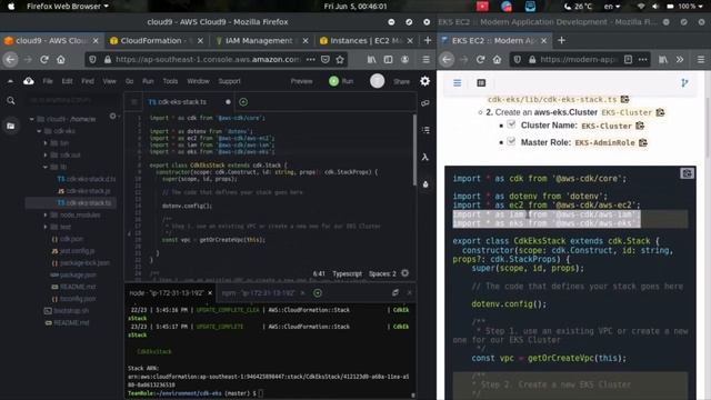 Kubernetes on AWS | Amazon EKS | using AWS CDK смотреть онлайн
