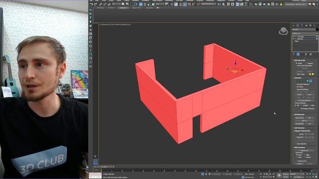 Как разделять стены на отдельные объекты в 3dsmax | 3D CLUB Школа визуализации и моделирования