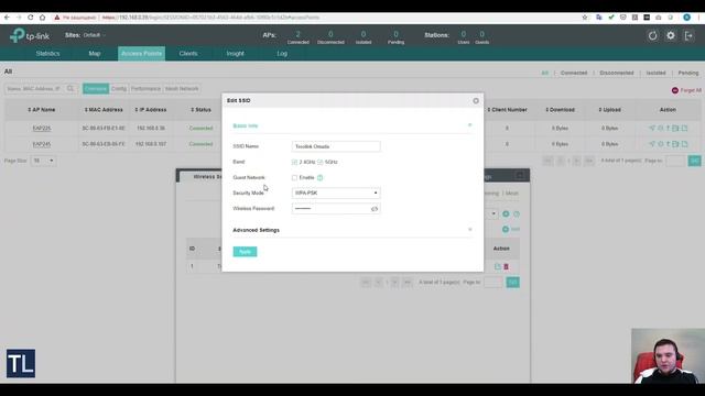Настройка WiFi-контроллера TP-LINK Omada Controller OC200 смотреть онлайн