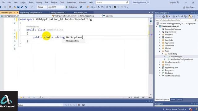 آموزش Asp.Net MVC Core - آموزش کار با فایل جیسون Json اپ ستینگ AppSetting - قسمت 37 смотреть онлайн