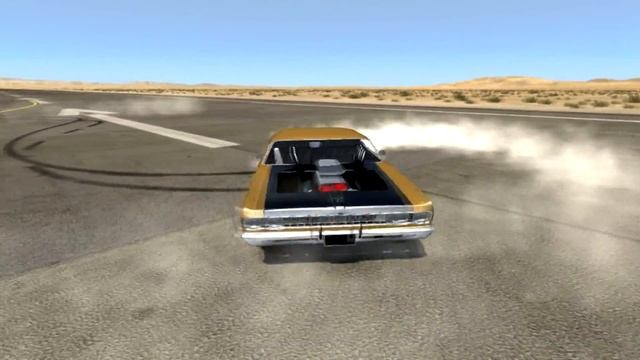 BeamNG DRIVE mod racing car 1969 Plymouth Fury III смотреть онлайн
