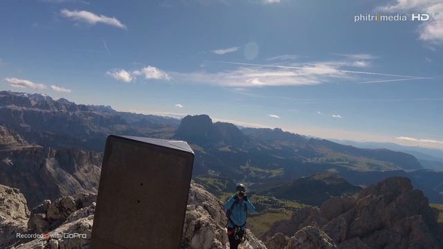 24. September 2018 - Video - Klettersteig Sass Rigais, 3025 m, Gröden, Südtirol / Dolomiten (HD) смотреть онлайн
