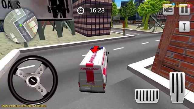 City Ambulance Games - Emergency Ambulance Van Driving - Best Android Gameplay смотреть онлайн