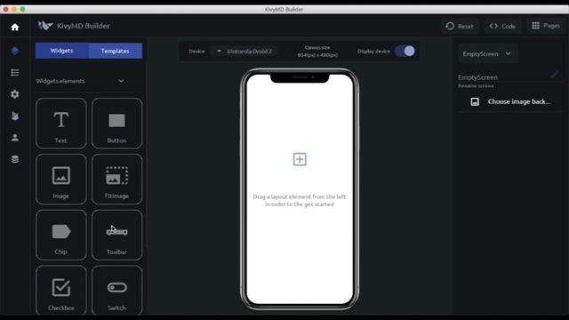 KivyMD Builder (demo)