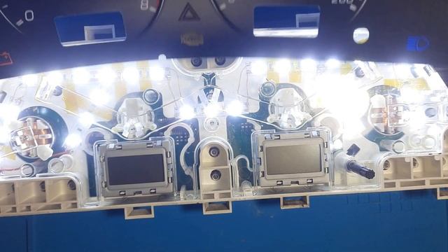 Пересвет приборной панели замена накладки ВАЗ 2110-2115 смотреть онлайн