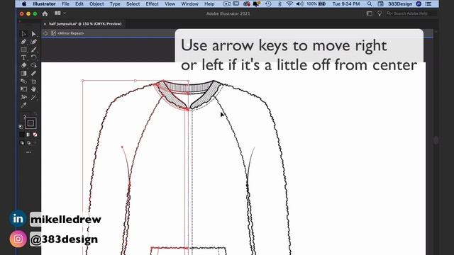 How to Mirror a Fashion Technical Drawing (Illustrator for Fashion Design Tutorial) смотреть онлайн