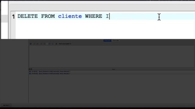 SQLite comandos básicos SQL Comando Delete para excluir dados em uma tabela. смотреть онлайн
