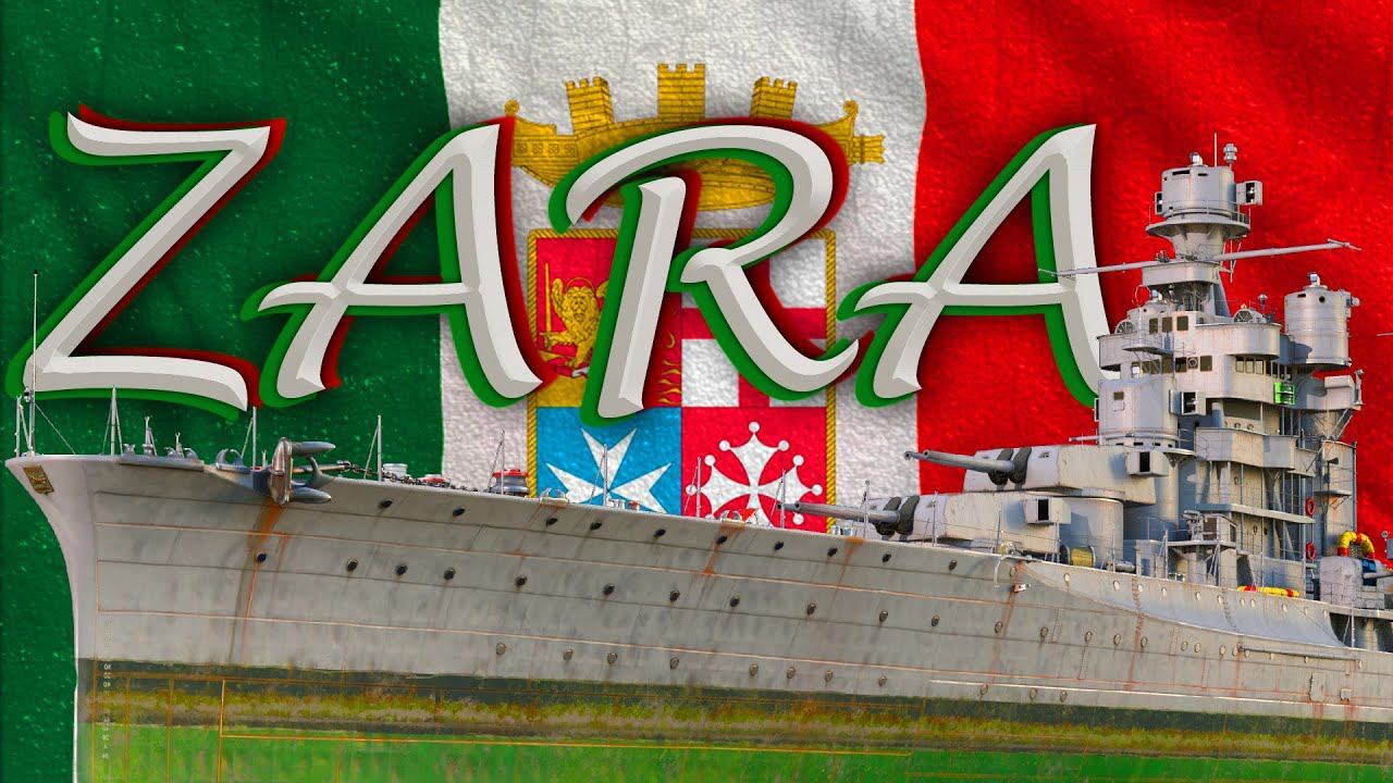 RN Zara в War Thunder, ну это конечно...