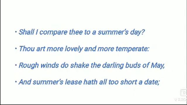 SHALL I COMPARE THEE TO A SUMMER'S DAY? | William Shakespeare| Sonnet 18 |Class 12 | WBCHSE смотреть онлайн