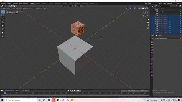 BLENDER ADDON CELL FRACTURE (РАЗЛОМАТЬ ОБЪЕКТ НА КУСКИ) смотреть онлайн