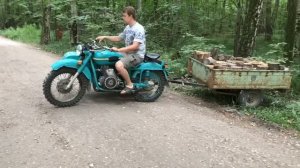Мотоцикл Урал с Китайским 4т двигателем.