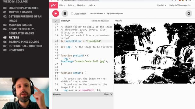 CP1: Collage in P5JS – Filters смотреть онлайн