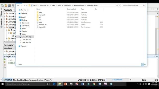 How to create a text file and how to find it in java using netbeans IDE смотреть онлайн