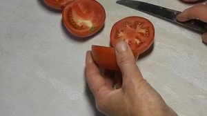 Томат Толстушка. Тест зрелых плодов.