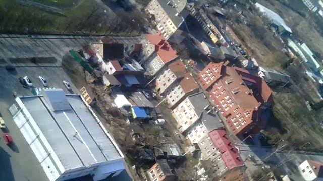 город Гвардейск с птичьего полета!калининградская область смотреть онлайн