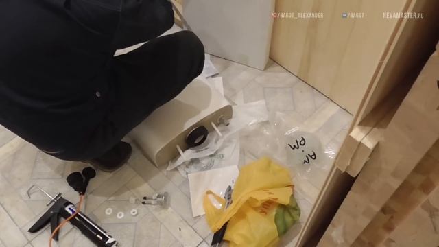 ✅ Как правильно установить унитаз своими руками БЕЗ протечек. Секреты мастера. [SashaBagot.ru] смотреть онлайн