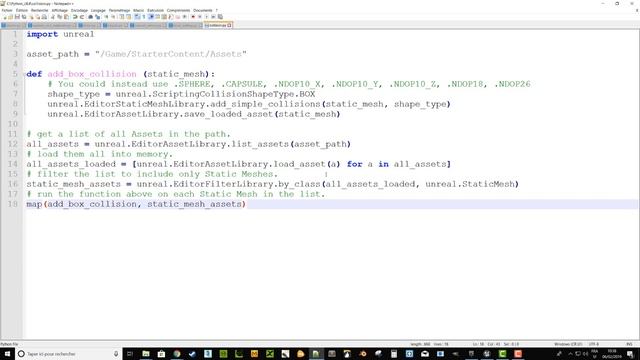 Unreal engine 4 Automation des collisions avec Python Partie 2 смотреть онлайн