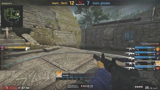Faceit M4A1-S 5K de_ancient смотреть онлайн