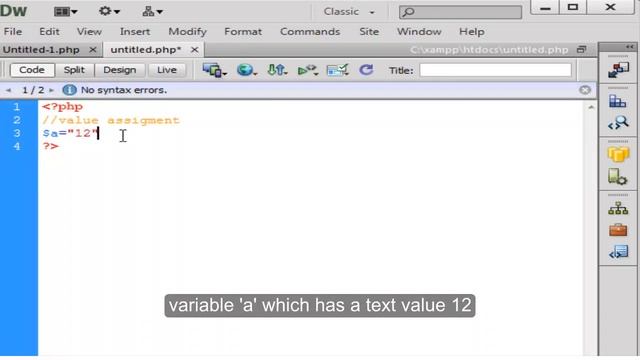 Variables in PHP: Tutorial 1 смотреть онлайн