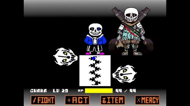 Undertale Lnk Sans Full Version (полное прохождение)