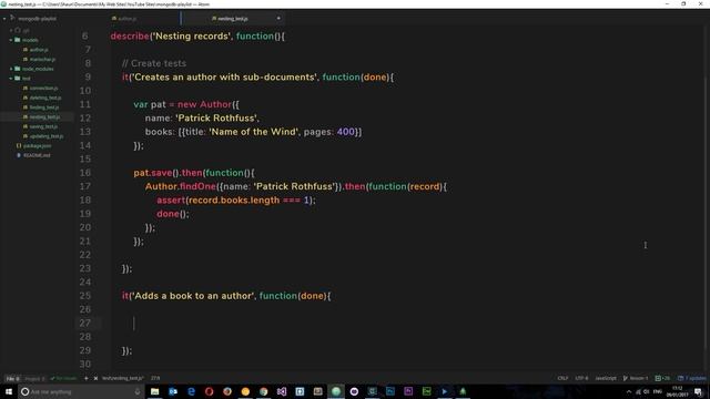 MongoDB Tutorial #16 - Nesting Sub Documents смотреть онлайн