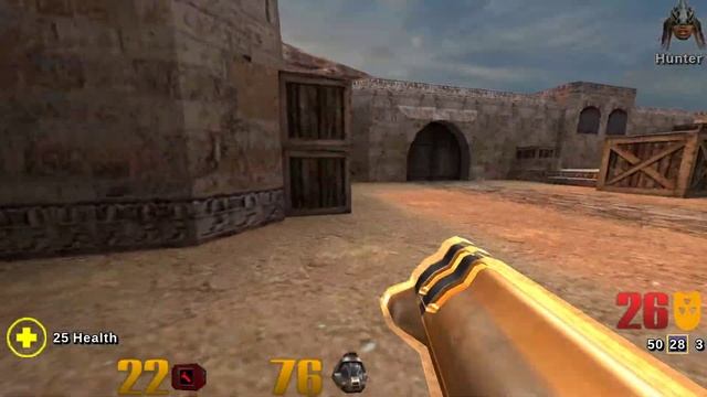Quake 3 Arena карта из мода CPMA, dust2 и dnm1 смотреть онлайн