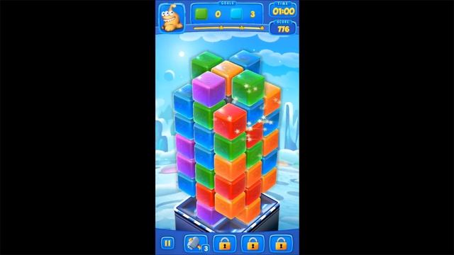 Cube Blast: Match - 3D blast puzzle fun with toons (Gameplay Android) смотреть онлайн