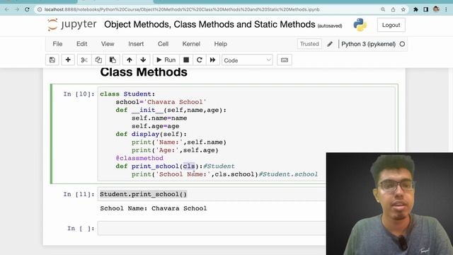 4. Object Methods,Class Methods And Static Methods смотреть онлайн