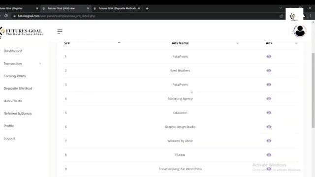 Future's Goal Services | Register Account | Active Account | Work On Website смотреть онлайн