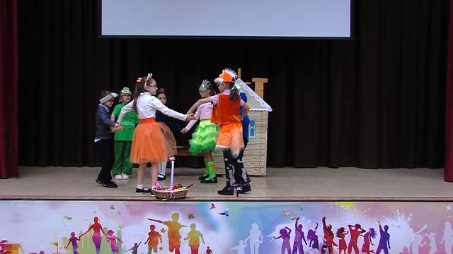 Детский спектакль «Теремок» г.Ноябрьск средняя школа №-2 смотреть онлайн