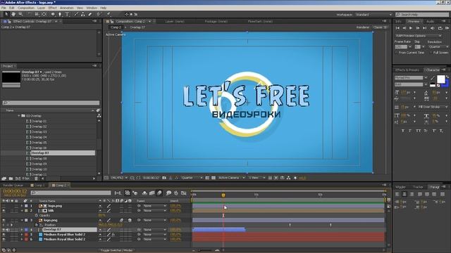 Видеоуроки Adobe After Effects. Как соединить несколько проектов смотреть онлайн