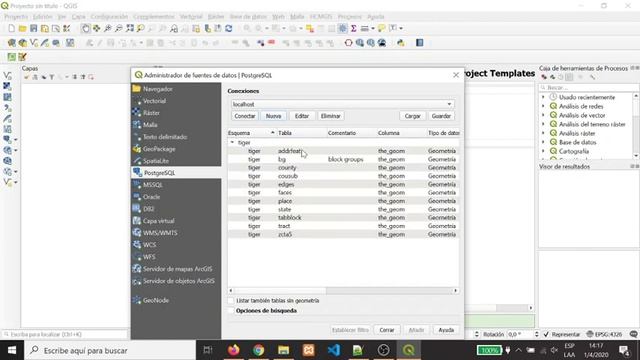 GeoJSON to PostgreSQL/PostGIS usando QGIS смотреть онлайн