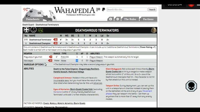 Blightlord & Deathshroud Terminators - 9th Edition Death Guard Tactics смотреть онлайн