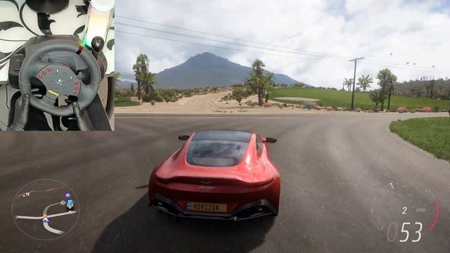 ASTON MARTIN VANTAGE 2019 | FORZA HORIZON 5 | LOGITECH MOMO RACING GAMEPLAY смотреть онлайн
