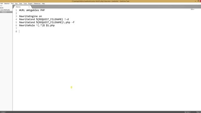 03) Tutorial HTML5 - PHP | Configurar textos ASCII (.htacces). смотреть онлайн