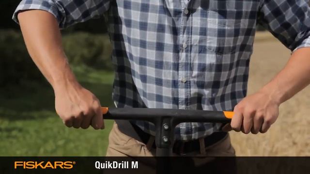 Бур садовый Fiskars QuikDrill™ garden drill смотреть онлайн