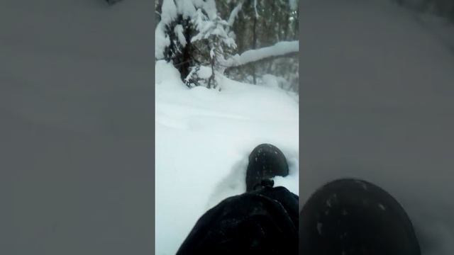 Самодельный снегоход едим в избу??? смотреть онлайн