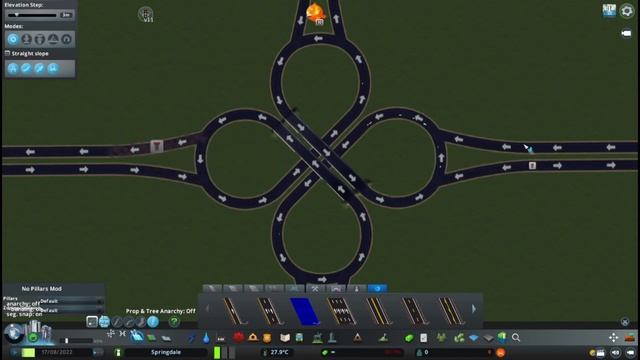 confuse the driver with this interchange - starting a new city - Cities: Skyilnes смотреть онлайн