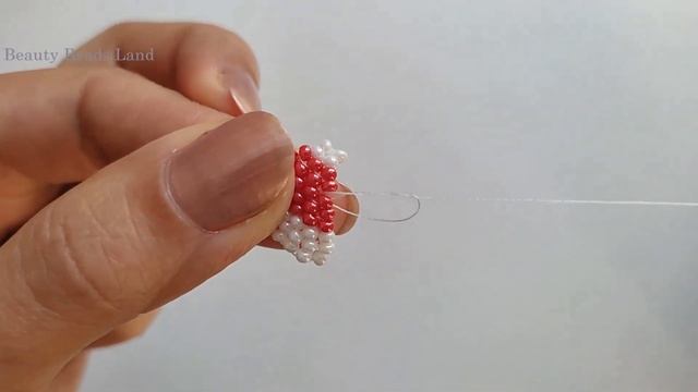 Santa Claus beaded earrings tutorial, Christmas gift idea смотреть онлайн