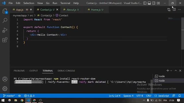 React Course 16 : Routing in React PART 1 | Arabic Darija دورة بالدارجة لتعلم reactJS смотреть онлайн