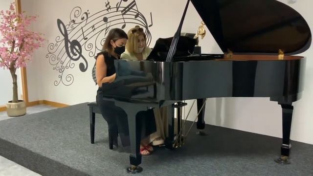 Tofiq Quliyev ~ Melody. Dr.Saida Khalilova & Nada Selassi. Muscat Music & Art Academy. смотреть онлайн