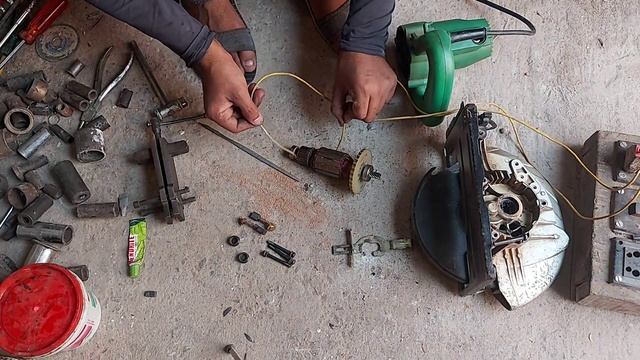 Hitachi Circular Saw Repair, Wood Cutter Machine , Hitachi C7SS  Repair , Repairing Shop