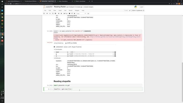 Reading, Clipping, Saving and Plotting a raster file using python - PART 1 смотреть онлайн