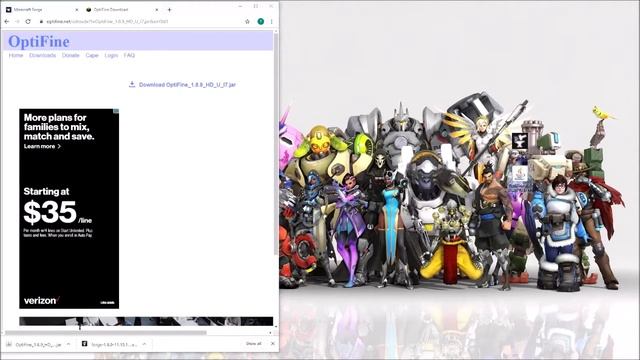 How to download Minecraft Forge and Optifine in under 5 minutes! смотреть онлайн