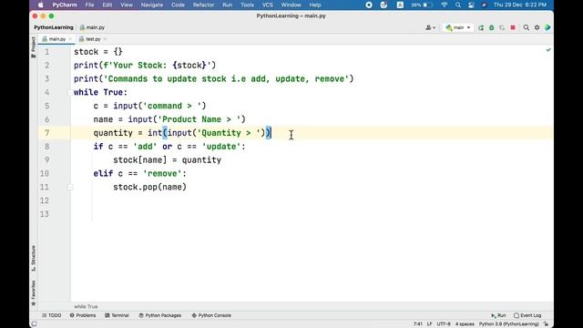 How to Use Dictionary in Python Practically | Stock Manager Example смотреть онлайн