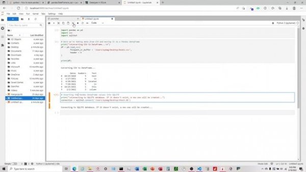 Getting an Excel CSV into a SQLITE database using Python