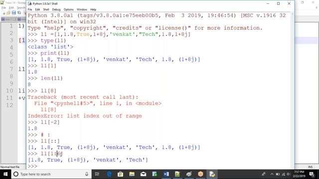 Python Language Fundamentals list and tuple and Immutable concepts смотреть онлайн